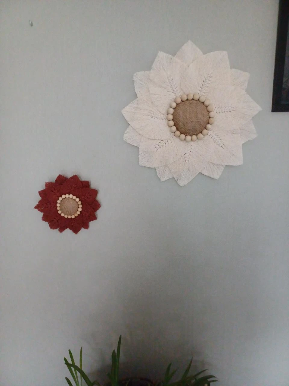 Flor en macramé – photo 3